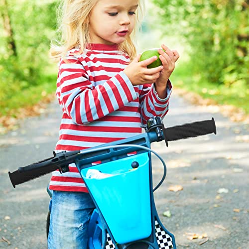 Bike Grips for Kids - Non-Slip Rubber, 90mm - Black