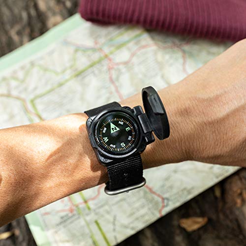 Sun Company ArmArmour Shielded Wrist Compass with Rugged Tactical Strap