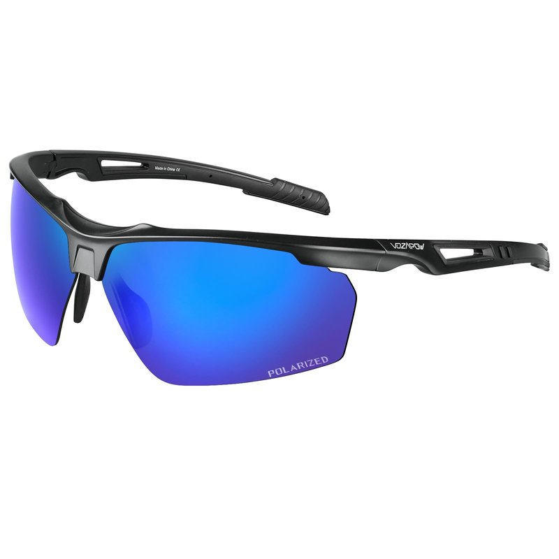 VOZAPOW Polarized Running Sunglasses for Men Women UV Protection Sports Shade Glasses for Fishing Cycling Baseball