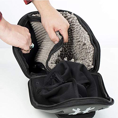 HK Army Exo Goggle Case - Black Carbon Fiber, Paintball Goggles Storage