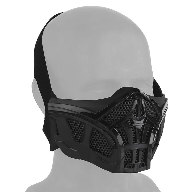 Tactical Protection Scorpion Half Face Mask ， Airsoft Mask OutdoorTactical Gear for Cs Game Cosplay Hunting Halloween