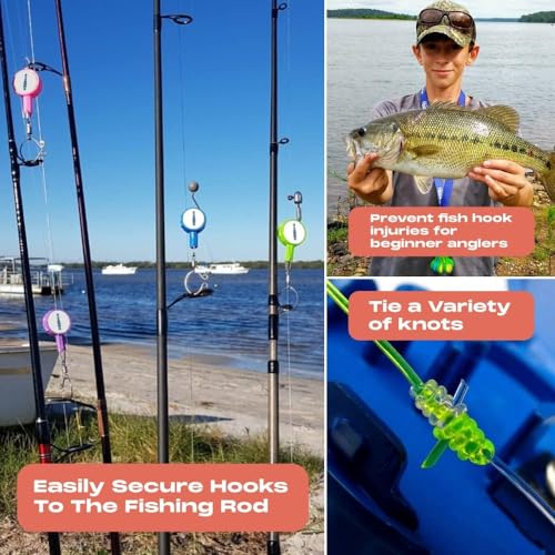 Fishing Knot Tying Tool - Blue, Fly Fishing Accessories