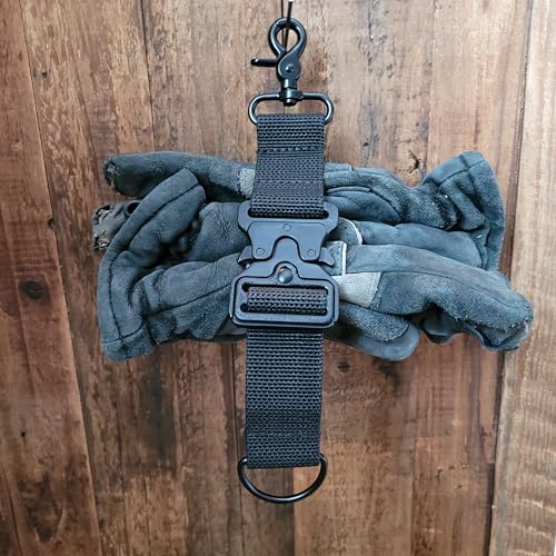 Glove Strap Firefighter Accessories Firefighter Tools Glove Strap with Metal Quick Release Buckle and Adjustable Length