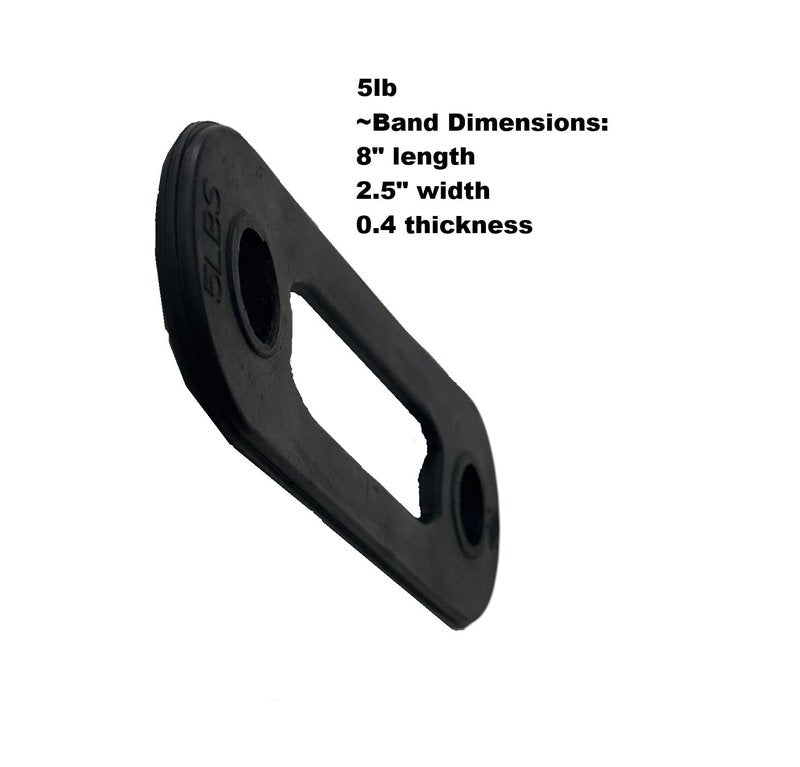 Resistance Bands Weight Straps 35lb Set, Three Pairs: (2) 2.5lb, (2)5lb, (2)10lb for Body by Jake