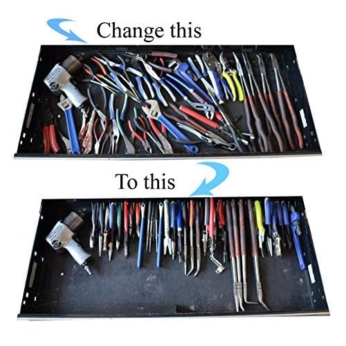 MLTOOLS Pliers Organizer, Heavy-Duty 32-Slot Tool Storage Rack for Mechanics, Electricians, and DIY ? Space-Saving, Easy Access, Durable Steel Pliers Holder, Tool Organizer P8241