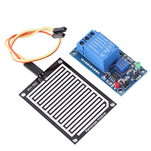 12V Adjustable Rain Detection Sensor Module for Weather Monitoring