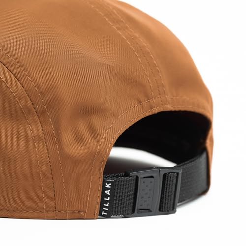 Tillak Wallowa Kodra Hat - Lightweight Oxford Nylon 5 Panel Cap, Russet Brown, One Size