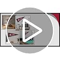 Full Size Alabama Crimson Tide Pennant Flag - 12x30 Inches