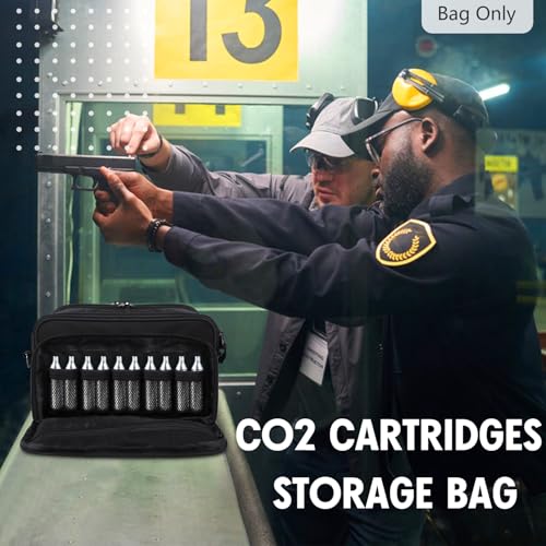 Durable CO2 Cartridges Storage Bag for Airsoft & BBs - Bag Only
