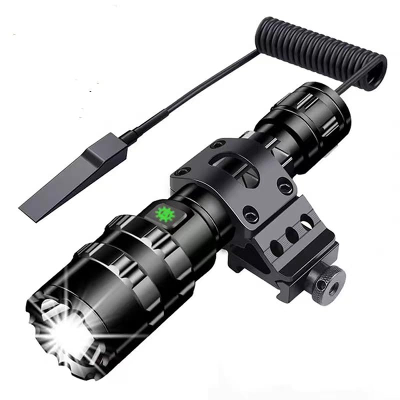 1" Offset Picatinny Rail Mount for Flashlights - Aluminum