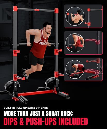 Adjustable Smith Machine & Squat Rack Combo - Basic Squat Rack