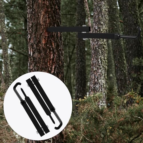 Maxcheck 13 Inch Black Tree Stand Bow Hanger Pack of 4