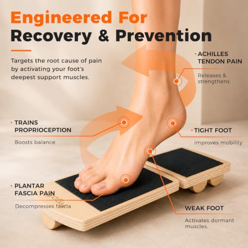 Adjustable Ankle Balance Board for Strengthening & Recovery