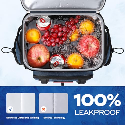Maelstrom 35-Can Insulated Backpack Cooler, Leakproof Blue