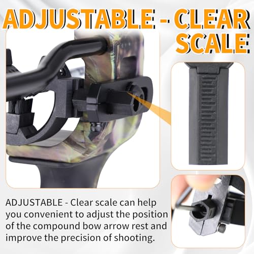 Adjustable Arrow Rest for Compound & Recurve Bows - Both Hands