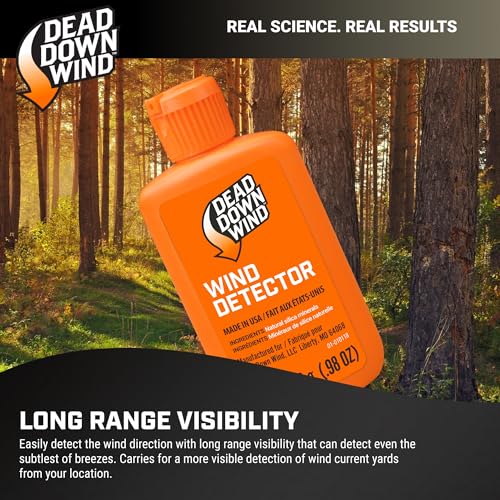 Scent-Free Hunting Wind Detector - Long-Range Odorless Wind Indicator