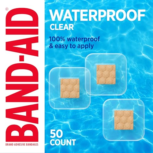 Clear Waterproof Spot Adhesive Bandages - 50 Count