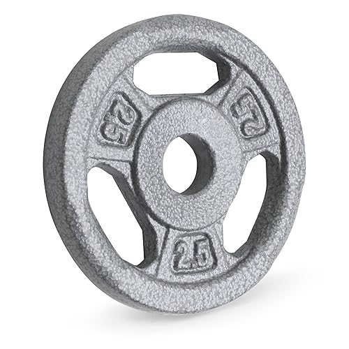 2.5 lb Cast Iron Standard Grip Plates for Strength Training