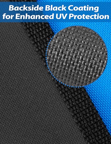 BLUEWING 6x7x5ft Waterproof Boat Sunshade Canopy for Fishing Boats