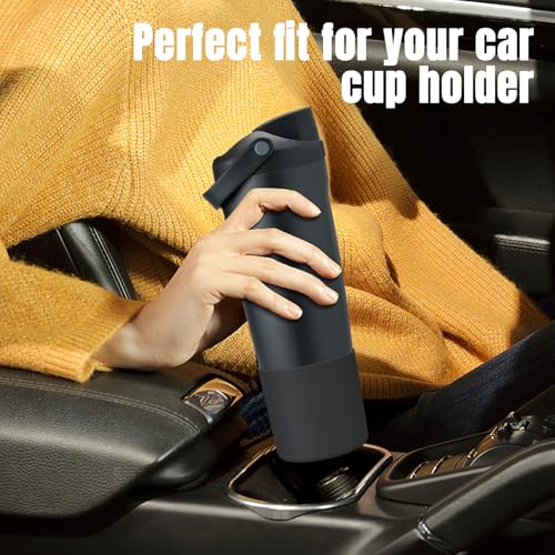 Silicone Higher Boot for Owala 30oz & 40oz Bottles - Very Very Dark