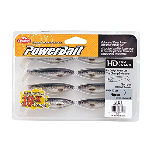 PowerBait Champ Swimmer Soft Bait - HD Black Crappie / 3"