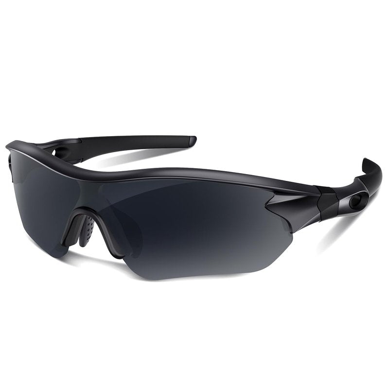 Rosemal Sunglasses Men Polarized Sports UV400 Protection TR90 Frame for Running Cycling Baseball Golf Tennis Hiking Fishing Driving