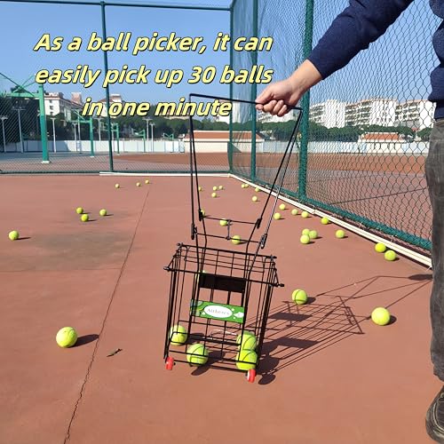 Tennis & Pickleball Hopper - Holds 75 Tennis or 50 Pickleballs