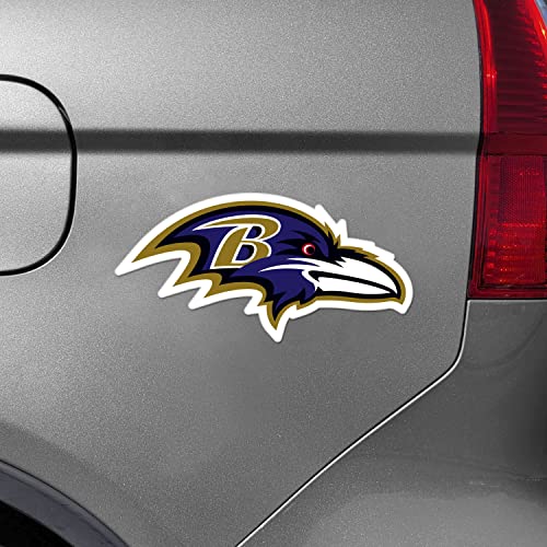 Baltimore Ravens Large Team Logo Magnet - 10 Inch