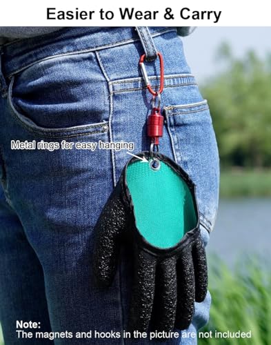 Non-Slip Fishing Gloves for Men - Waterproof Anti-Puncture Gear - Left