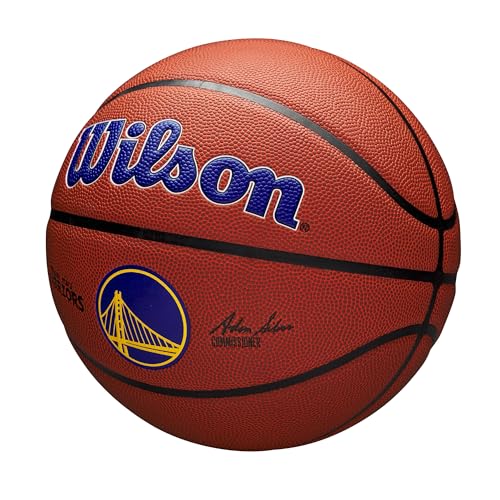 Wilson NBA Team Alliance Basketball - Golden State Warriors, Size 7 - 29.5"