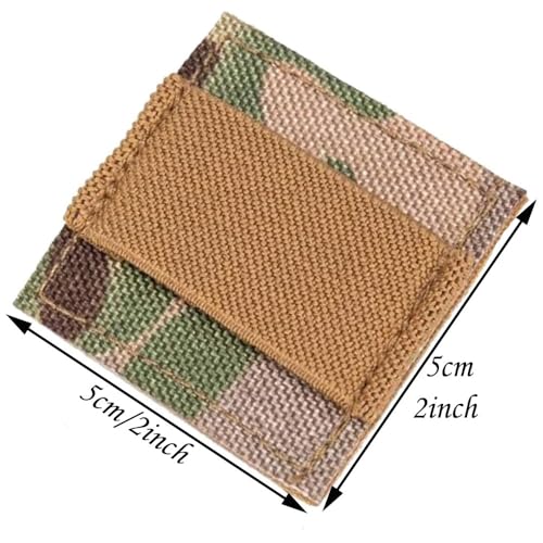 Tactical Cable Storage Board with Hook and Loop Fastener - 3 Black