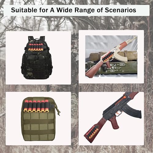 6 Rounds Shotgun Shell Holder - 12/20 Gauge - Tan