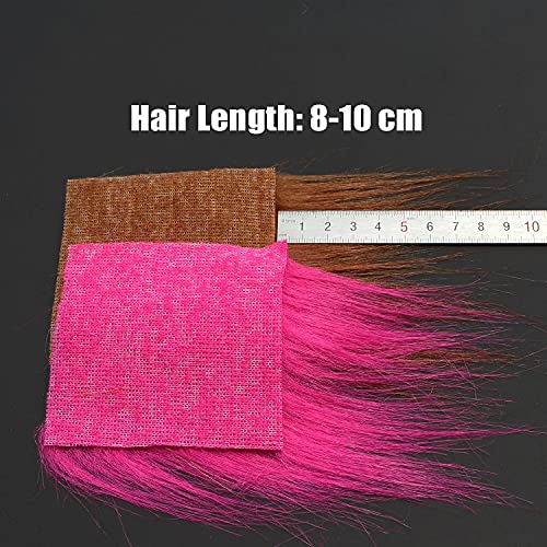Tigofly Synthetic Fur for Fly Tying - 10 Colors, 3.15 x 3.15 inch Craft Fur