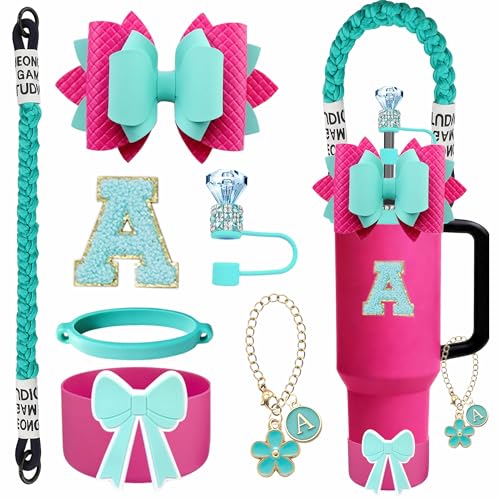 Teal Tumbler Accessories Set for Stanley Cup 30oz & 40oz