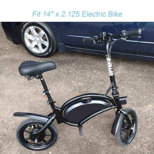 14x2.125 Electric Scooter Inner Tubes - 2 Pack with Angled Valve