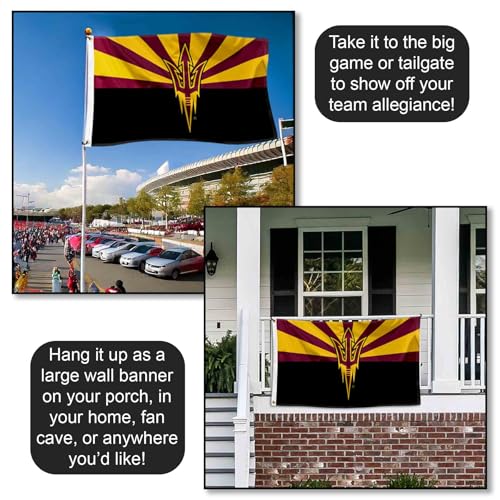 Arizona State Sun Devils 3x5 Flag with Grommets - College Sports Banner