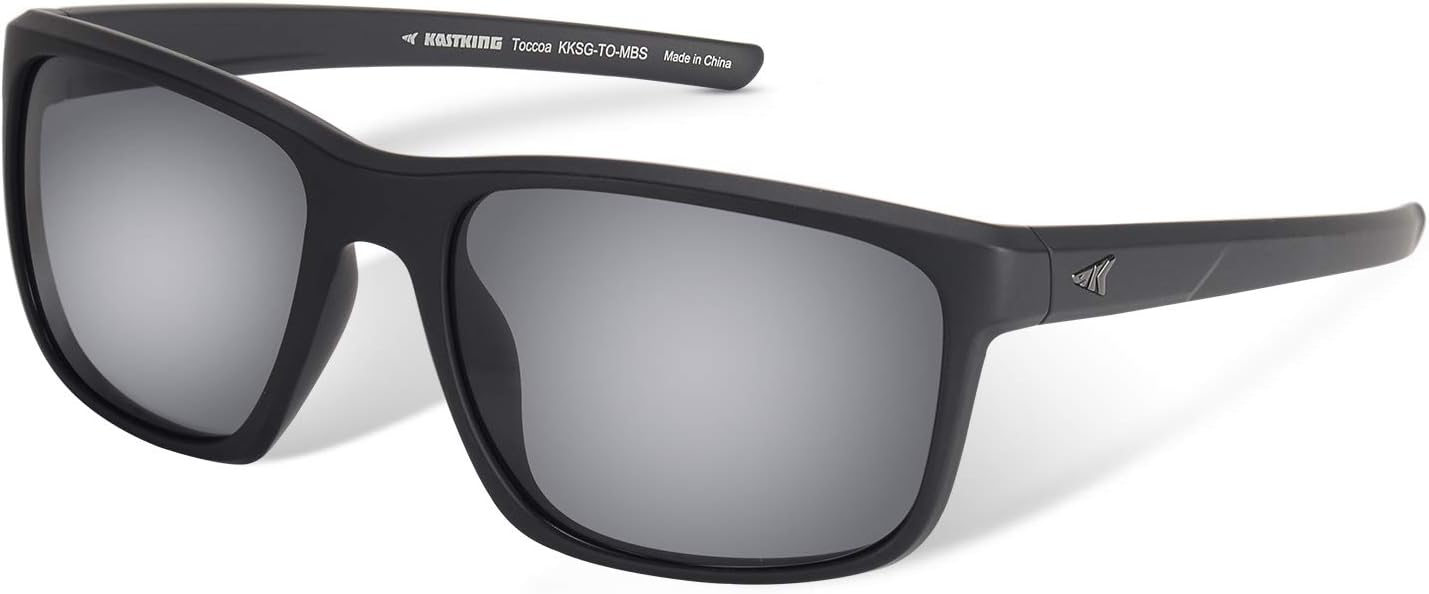 KastKing Toccoa Polarized Sport Sunglasses - UV Protection for Men & Women | Ideal for Driving, Fishing, Cycling, Running