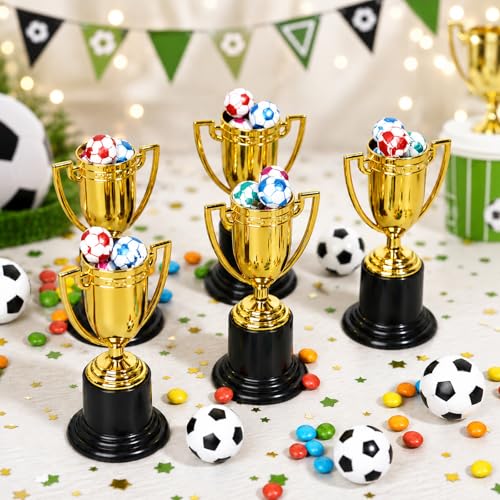 4-Inch Mini Gold Award Trophy Cups - Set of 24 for Parties & Competitions