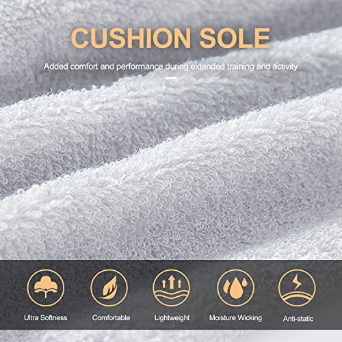 6 Pairs Low Cut Ankle Athletic Running Socks for Men & Women