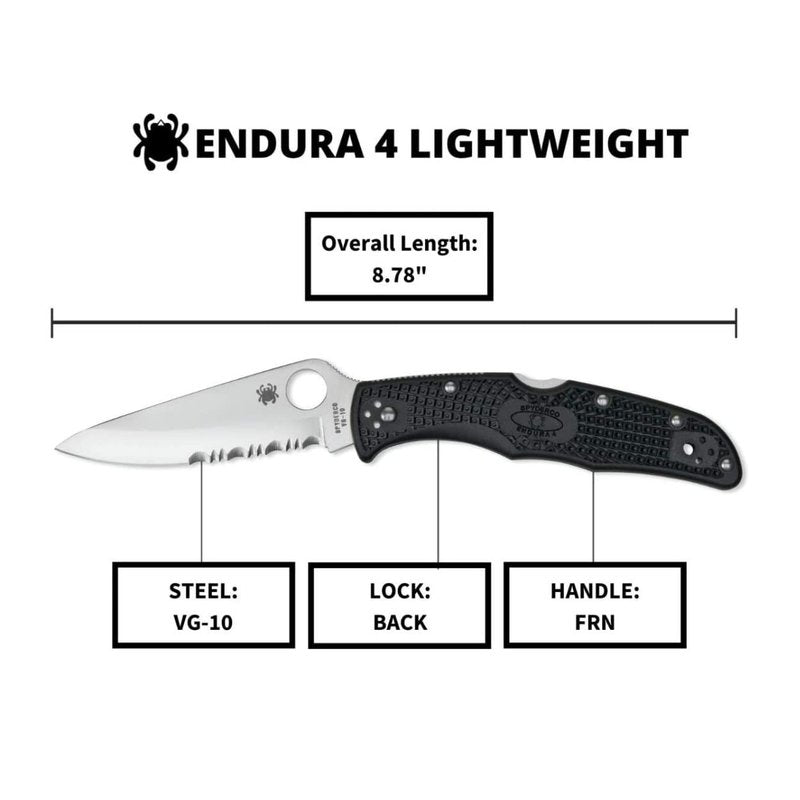 SPYDERCO Endura 4 Nylon COMBOEDGE