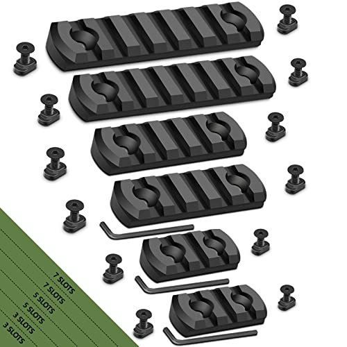 Aluminum Single-Sided Accessory Rail Set - Round Head