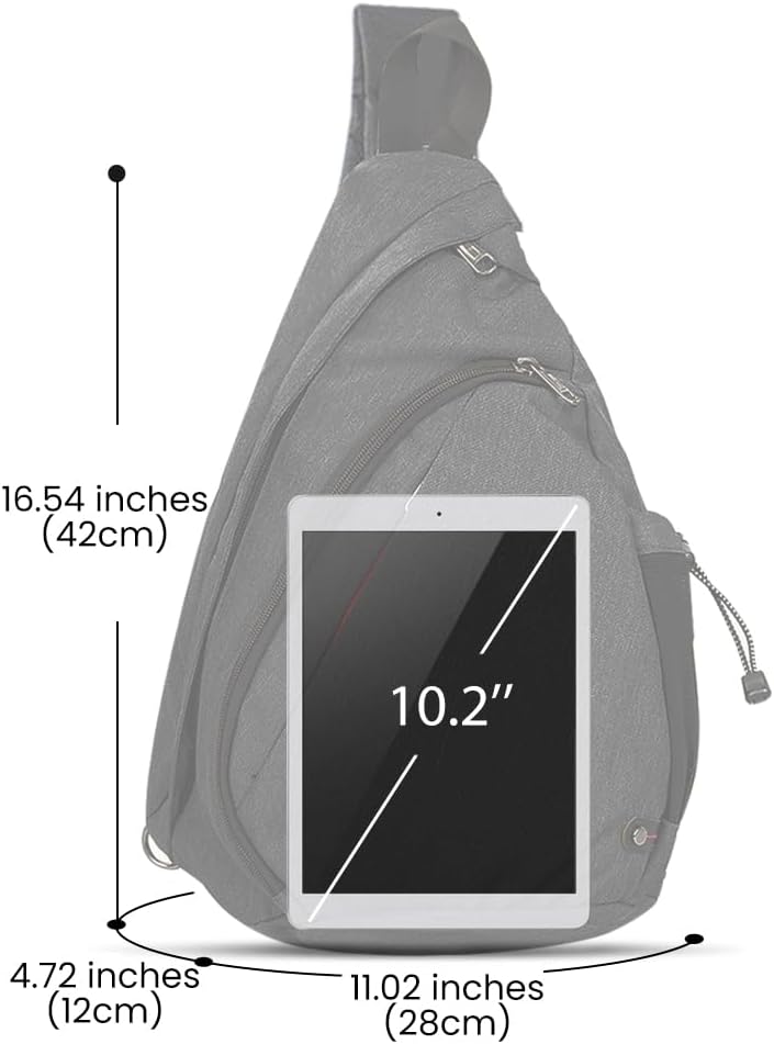 OutdoorMaster Sling Bag - Versatile Hiking Daypack | Crossbody Shoulder Backpack for Travel