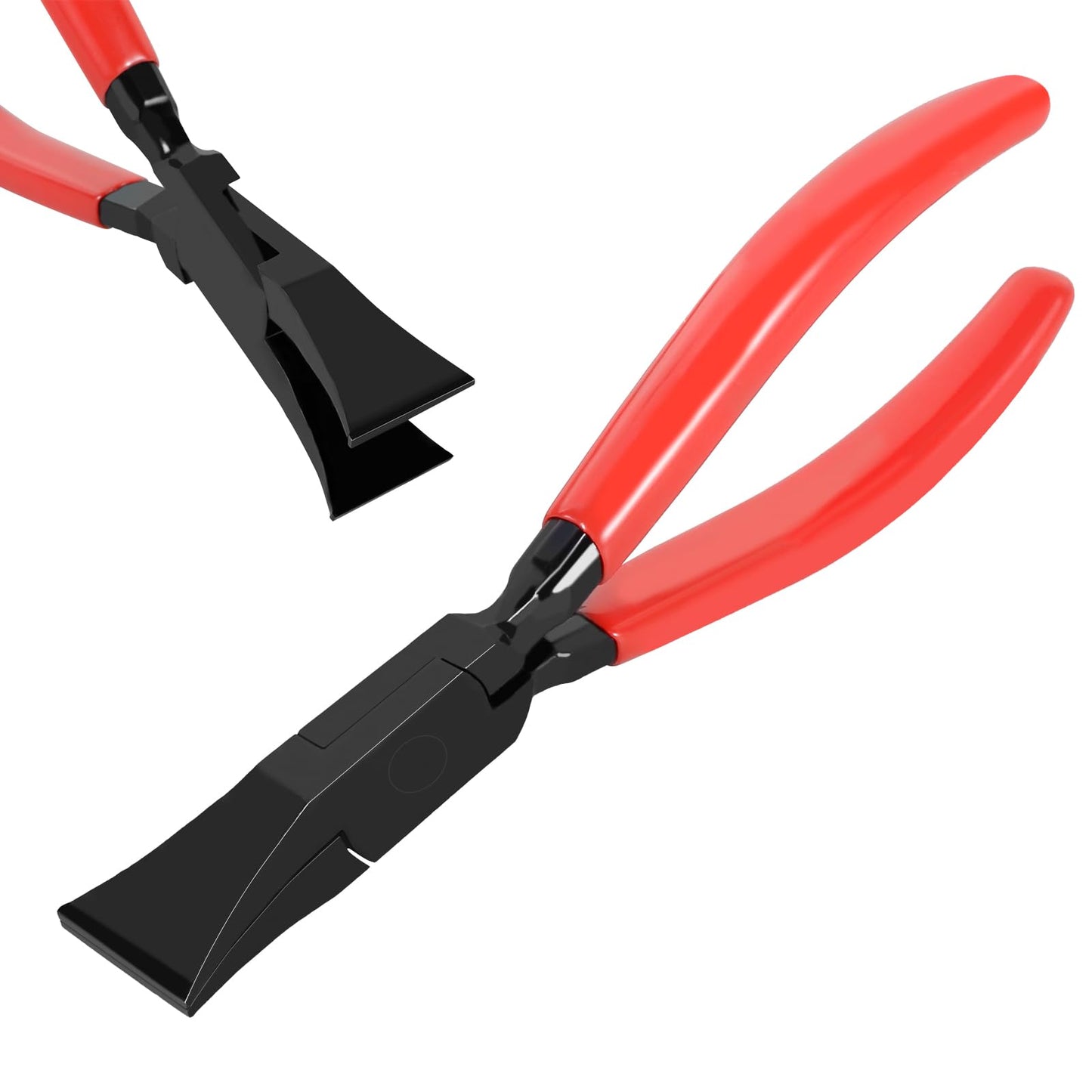 Steel Metal Hand Seamer, 7-Inch Small Metal Sheet Straight Bender Plier Tools, Flattening Metal Made Easy Form Edge Seamer Seaming Plier for Bending and Flattening Sheet Metal Hand Tool