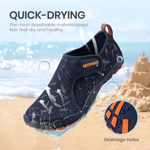Kids Barefoot Water Shoes - Quick-Dry Sand Shoes for Beach & Pool
