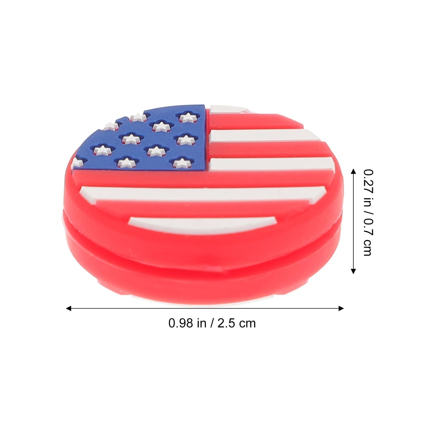 Amosfun 6PCS American Flag Tennis Dampener Silicone Tennis Dampeners Racket Vibration s Racket Strings Dampers for Players