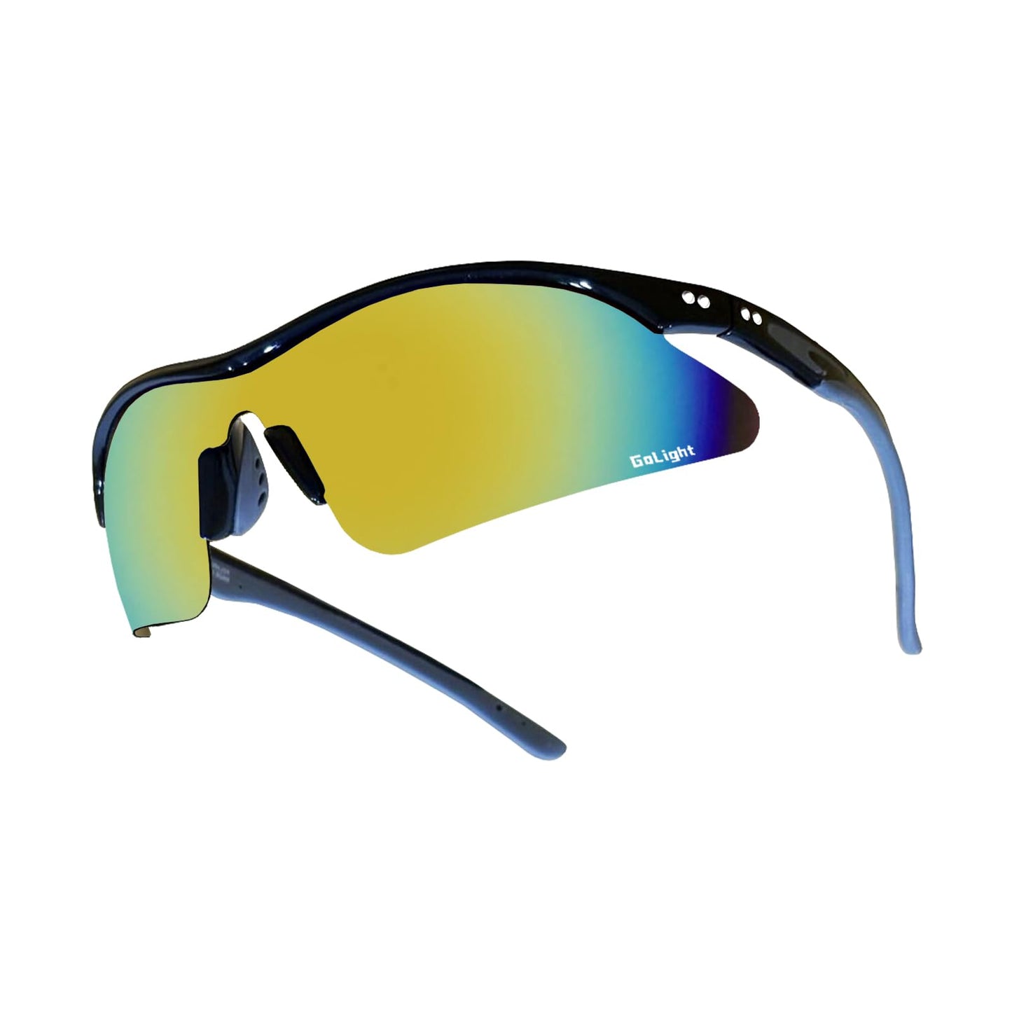 GoLight Polarized Wraparound Sports Sunglasses for Men & Women – UV400 Protection, Anti-Glare TAC Lens, Lightweight Frame with Metal Hinges – Ideal for Running, Driving, Cycling & Outdoor Sports