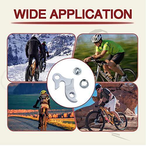 2 Pcs Universal Bicycle Derailleur Hanger Frame Gear Tail Hook - Alloy