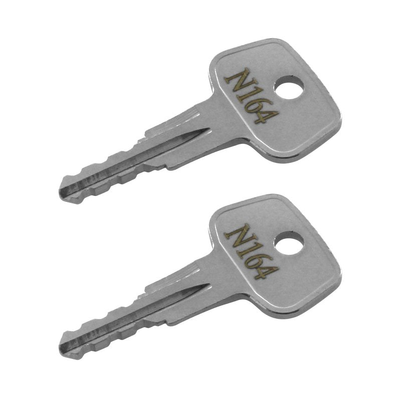 VIDABTE N164 Car Rack Keys,Thule Car Rack Replacement Key for Yakima and Ski,Roof,Cargo Box,Crossbars and Carrier Racks-Codes N164 [2 pcs]