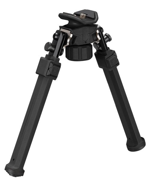 MidTen Sling Swivel Stud Bipod for Rifle Bipod for Sling Stud Mounting System for Hunting and Shooting (Black, 7.5-10.5‘’)