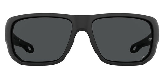 UA Attack 2 ANSI Sunglasses, Matte Black Frame "Freedom USA Logo" w/ Gray Lenses (1378233)
